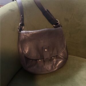 Lucky Brand Black Leather Crossbody Bag